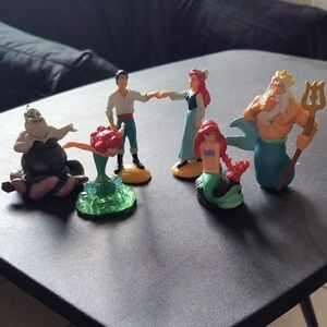Applause Vintage Little Mermaid Figurines Set of 6